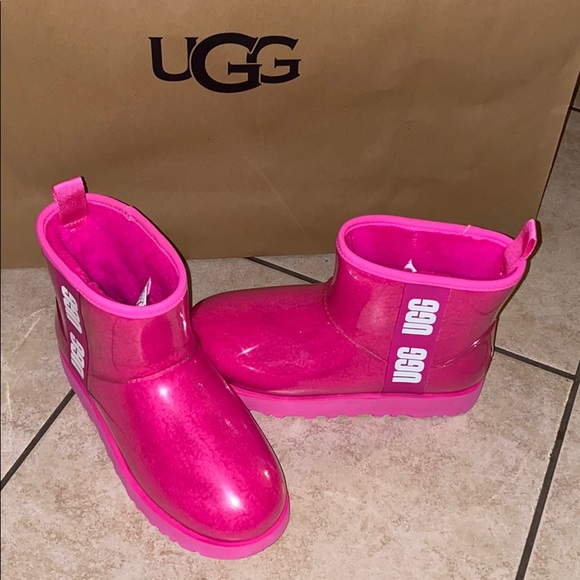 Women’s UGG CLASSIC CLEAR MINI ROCK ROSE #8 - Picture 3 of 13